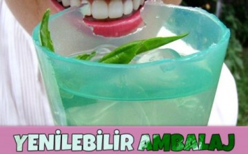 Suda Eriyebilen Yenilebilir Ambalaj Üretildi