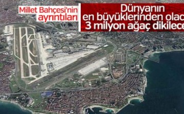 İstanbul’un Göz Bebeği Olacak Millet Bahçesi’nin İlk Görüntüsü Ortaya Çıktı