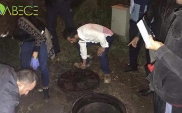 Kanalizasyona Boşaltırken Yakalandılar